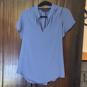 White House Black Market Blue Blouse